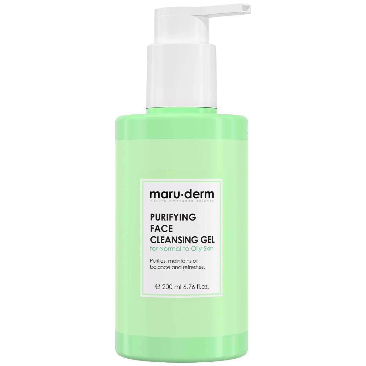 Purifying Face Cleansing Gel For Normal to Oily Skin 200 ML - Maru.Derm