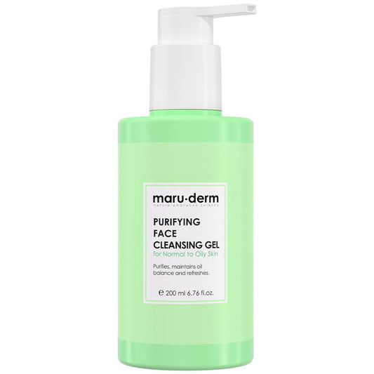 Purifying Face Cleansing Gel For Normal to Oily Skin 200 ML - Maru.Derm