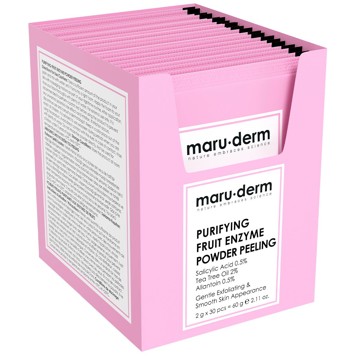 Purifying Fruit Enzyme Powder Peeling 60 Gr - Maru.Derm