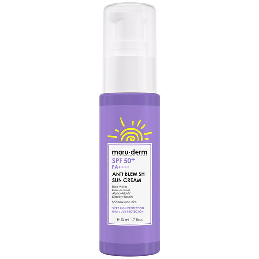 SPF 50+ Anti Blemish Sun Cream 50 ML - Maru.Derm