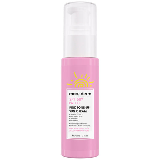 SPF 50+ Pink Tone - Up Sun Cream 50 ML - Maru.Derm